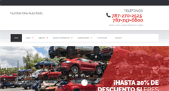 Desktop Screenshot of numberoneautoparts.com